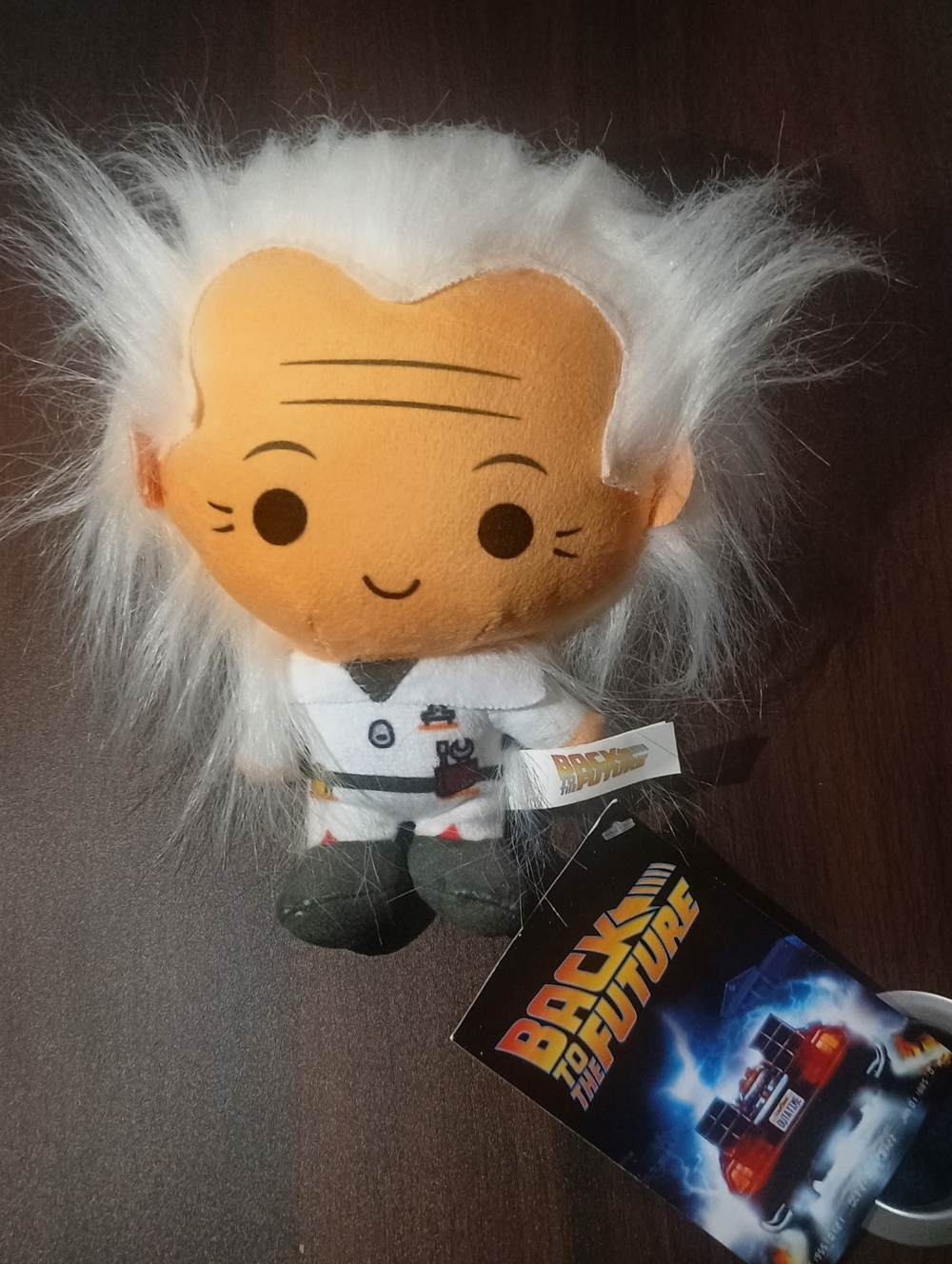 Back to the Future Doc Brown Plush Toy - White Hair